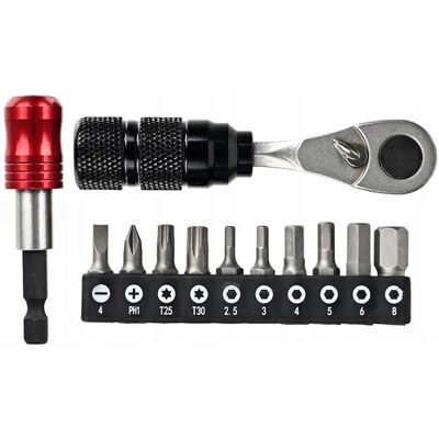 Klucz PROX grzechot KIT-16 90MM pompka, przedłużka Klucz PROX grzechot KIT-16 90MM pompka, przedłużka
