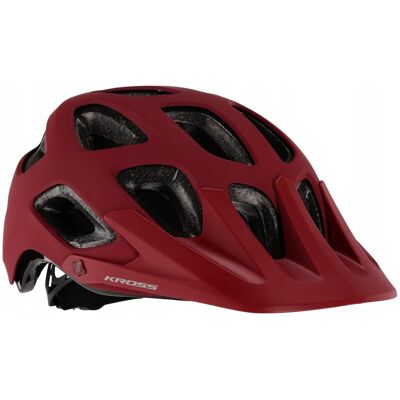 Kross, Kask Rowerowy Sentiero Dlx, Czerwony, Rozmiar L (54-60 Cm), Regulowany, Inmold Kross, Kask Rowerowy Sentiero Dlx, Czerwony, Rozmiar L (54-60 Cm), Regulowany, Inmold