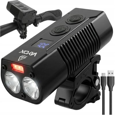Lampka Rowerowa Przednia Led Usb Powerbank Oświetlenie Przód Pro Vayox Lampka Rowerowa Przednia Led Usb Powerbank Oświetlenie Przód Pro Vayox