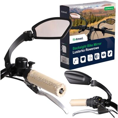 fit4med Lusterko Prawe Wsteczne Regulowane 360 do Roweru fit4med Lusterko Prawe Wsteczne Regulowane 360 do Roweru