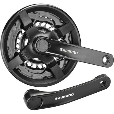 Mechanizm korbowy trekking city czarny Shimano FC-TY301 42/34/24 170mm Mechanizm korbowy trekking city czarny Shimano FC-TY301 42/34/24 170mm