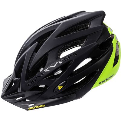Meteor, Kask Rowerowy, Marven, Czarno-Zielony, Rozmiar L Meteor, Kask Rowerowy, Marven, Czarno-Zielony, Rozmiar L