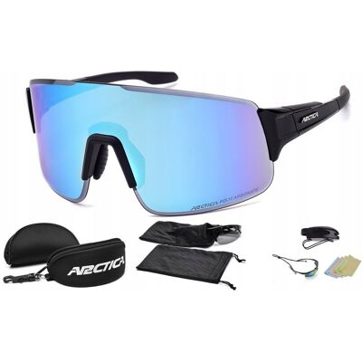 Okulary Rowerowe Arctica S-357 Monolens Powłoka Revo Filtry Uv Okulary Rowerowe Arctica S-357 Monolens Powłoka Revo Filtry Uv