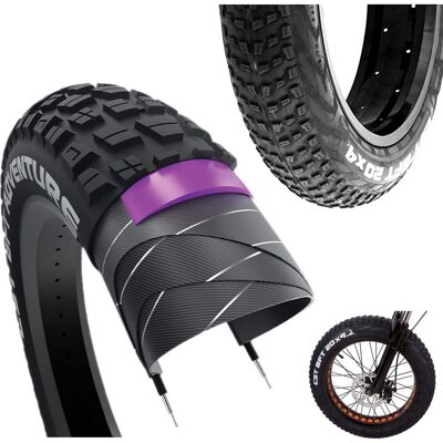 Opona Rowerowa 20x4.5 Cst Bft Adventure Fat Bike Drut 116-406 Opona Rowerowa 20x4.5 Cst Bft Adventure Fat Bike Drut 116-406