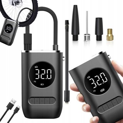 VERK GROUP POMPKA AKUMULATOROWA DO ROWERU SAMOCHODU KOMPRESOR ELEKTRYCZNY 10 BAR LCD VERK GROUP POMPKA AKUMULATOROWA DO ROWERU SAMOCHODU KOMPRESOR ELEKTRYCZNY 10 BAR LCD