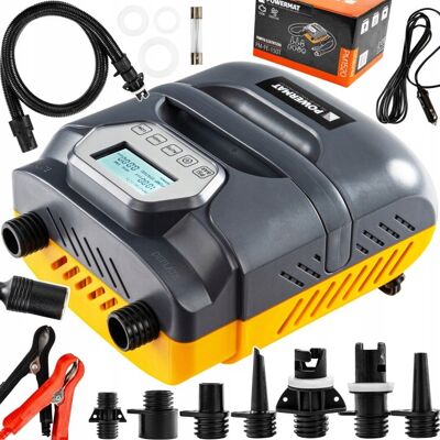 Powermat POMPKA ELEKTRYCZNA 20 PSI DO DESKI SUP PONTONÓW MATERACY SAMOCHODOWA 12V DC Powermat POMPKA ELEKTRYCZNA 20 PSI DO DESKI SUP PONTONÓW MATERACY SAMOCHODOWA 12V DC