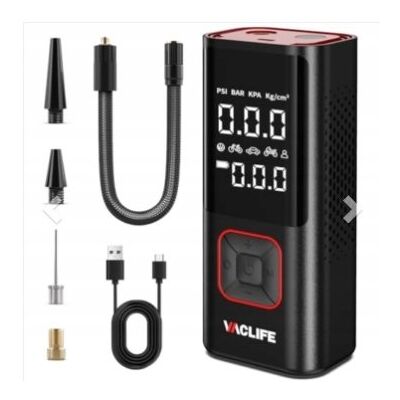 inna (Inny) Pompka elektryczna do roweru TX Air pump PRO ATJ-6988 kompresor 6000 mAh inna (Inny) Pompka elektryczna do roweru TX Air pump PRO ATJ-6988 kompresor 6000 mAh