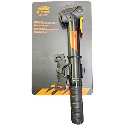 POMPKA KTM MINIPUMP TELESCOPE CZARNO/POMARAŃCZOWA SCHRADER PRESTA POMPKA KTM MINIPUMP TELESCOPE CZARNO/POMARAŃCZOWA SCHRADER PRESTA