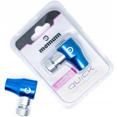 Pompka na naboje CO2 Momum Quick Inflator - NIEBIESKA Pompka na naboje CO2 Momum Quick Inflator - NIEBIESKA