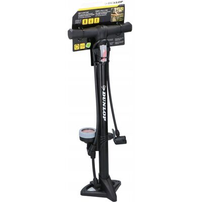 Dunlop Pompka Ręczna Do Roweru Samochodu Podłogowa Z Manometrem Mocna Rowerowa Dunlop Pompka Ręczna Do Roweru Samochodu Podłogowa Z Manometrem Mocna Rowerowa