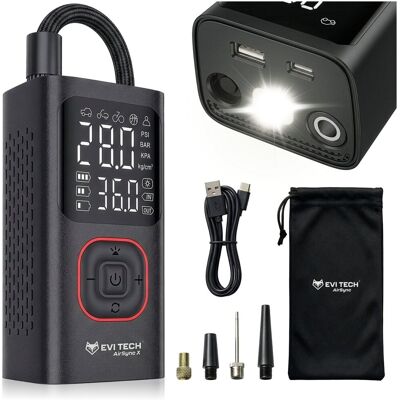 EVI POMPKA ROWEROWA ELEKTRYCZNA BEZPRZEWODOWA KOMPRESOR SAMOCHODOWY 11BAR 80W EVI POMPKA ROWEROWA ELEKTRYCZNA BEZPRZEWODOWA KOMPRESOR SAMOCHODOWY 11BAR 80W