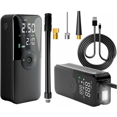 PrzyPas POMPKA ROWEROWA ELEKTRYCZNA BEZPRZEWODOWY KOMPRESOR SAMOCHODOWY POWERBANK PrzyPas POMPKA ROWEROWA ELEKTRYCZNA BEZPRZEWODOWY KOMPRESOR SAMOCHODOWY POWERBANK