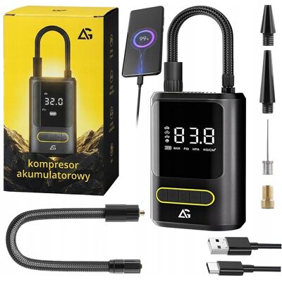 ARSA GO Pompka ROWEROWA ELEKTRYCZNA Kompresor SAMOCHODOWY Aku 4000mAh + POWERBANK ARSA GO Pompka ROWEROWA ELEKTRYCZNA Kompresor SAMOCHODOWY Aku 4000mAh + POWERBANK