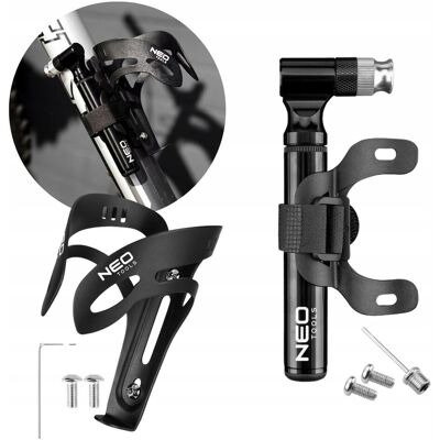 NEO TOOLS POMPKA ROWEROWA + UCHWYT KOSZYK ŚRUBY KLUCZ ZESTAW NEO TOOLS POMPKA ROWEROWA + UCHWYT KOSZYK ŚRUBY KLUCZ ZESTAW