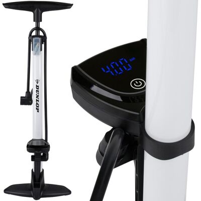 EDCO POMPKA ROWEROWA WARSZTATOWA 120 PSI (8,3 BAR) WYŚWIETLACZ CYFROWY LCD DUNLOP EDCO POMPKA ROWEROWA WARSZTATOWA 120 PSI (8,3 BAR) WYŚWIETLACZ CYFROWY LCD DUNLOP