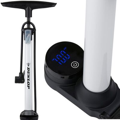 EDCO POMPKA ROWEROWA WARSZTATOWA 120PSI (8,3 Bar) WYŚWIETLACZ CYFROWY LCD SKŁADANA PODSTAWA DUNLOP EDCO POMPKA ROWEROWA WARSZTATOWA 120PSI (8,3 Bar) WYŚWIETLACZ CYFROWY LCD SKŁADANA PODSTAWA DUNLOP