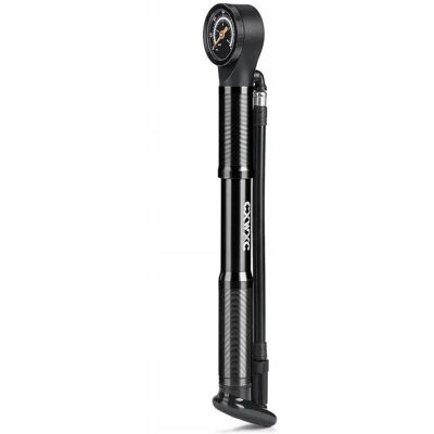 Inny producent Pompka rowerowa z manometrem ręczna Mocowanie pod bidon 120 psi Inny producent Pompka rowerowa z manometrem ręczna Mocowanie pod bidon 120 psi