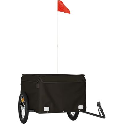VMP Przyczepka Rowerowa, Czarna, 45 Kg, Żelazo VMP Przyczepka Rowerowa, Czarna, 45 Kg, Żelazo