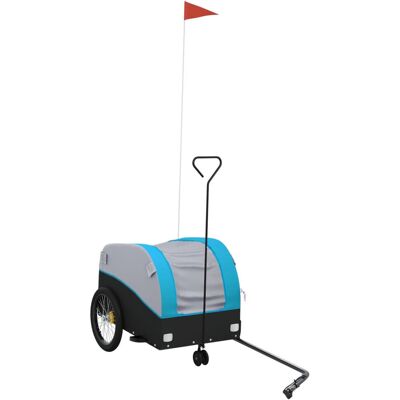 VMP Przyczepka Rowerowa, Czarno-Niebieska, 30 Kg, Żelazo VMP Przyczepka Rowerowa, Czarno-Niebieska, 30 Kg, Żelazo