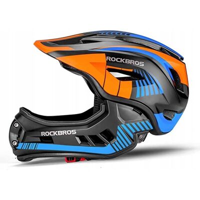 Rockbros Kask Rowerowy Ochronny Regulowany Całotwarzowy M 54-57cm Rockbros Kask Rowerowy Ochronny Regulowany Całotwarzowy M 54-57cm