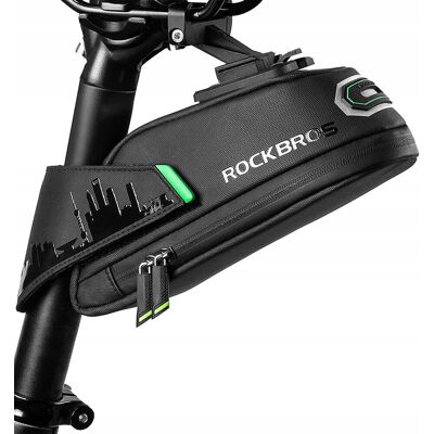 Sakwa Torba Podsiodłowa Rowerowa Tylna Pod Siodełko Rzep Rockbros C27 1l Sakwa Torba Podsiodłowa Rowerowa Tylna Pod Siodełko Rzep Rockbros C27 1l
