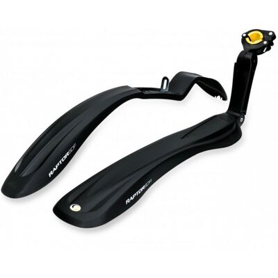 Simpla, Błotniki z obejmą BLK096, RAPTOR3 MTB, 24/26 Simpla, Błotniki z obejmą BLK096, RAPTOR3 MTB, 24/26