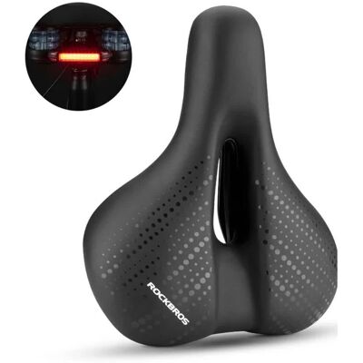 Wozinsky Siodełko Rowerowe Mtb Z Amortyzorami Wodoodporne + Lampka Led - Czarne Wozinsky Siodełko Rowerowe Mtb Z Amortyzorami Wodoodporne + Lampka Led - Czarne