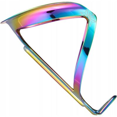 Supacaz Koszyczek Fly Cage Ano Oil Slick Tęczowy Koszyk Rowerowy Na Bidon Supacaz Koszyczek Fly Cage Ano Oil Slick Tęczowy Koszyk Rowerowy Na Bidon