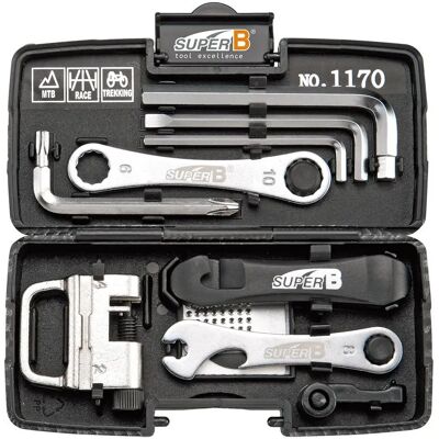 Superb Zestaw Kluczy Rowerowych Mini Walizka 24 El Superb Zestaw Kluczy Rowerowych Mini Walizka 24 El