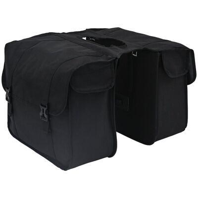 Vidaxl Podwójna Torba Rowerowa 48 L Czarna Vidaxl Podwójna Torba Rowerowa 48 L Czarna