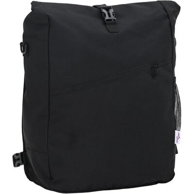 Vidaxl Torba Rowerowa Na Bagażnik 25 L Czarna 33x16x48 Cm Vidaxl Torba Rowerowa Na Bagażnik 25 L Czarna 33x16x48 Cm