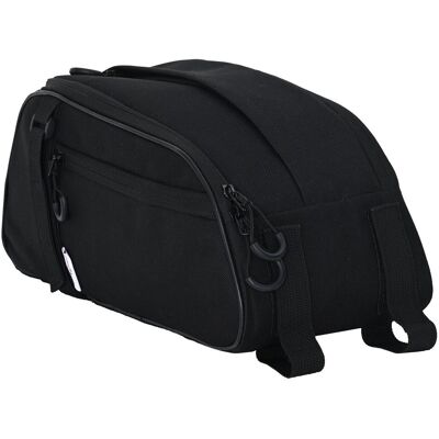 Vidaxl Torba Rowerowa Na Bagażnik 8 L Czarna 38x16x16 Cm Vidaxl Torba Rowerowa Na Bagażnik 8 L Czarna 38x16x16 Cm