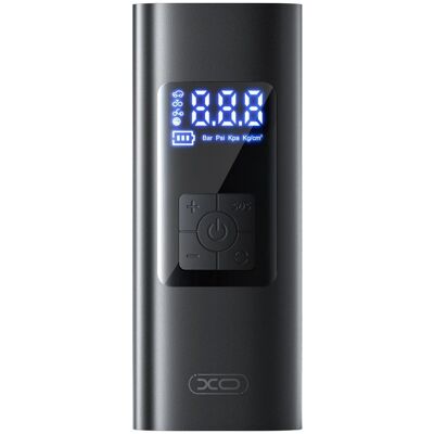 XO pompka do kół CZ012 czarna uniwersalna 12V 6000mAh bezprzewodowa XO pompka do kół CZ012 czarna uniwersalna 12V 6000mAh bezprzewodowa