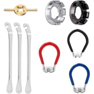 Inny producent ZESTAW 9szt KLUCZ DO SZPRYCH ROWEROWYCH ŁYŻKA DO OPON ROZMIAR 10-15 Inny producent ZESTAW 9szt KLUCZ DO SZPRYCH ROWEROWYCH ŁYŻKA DO OPON ROZMIAR 10-15