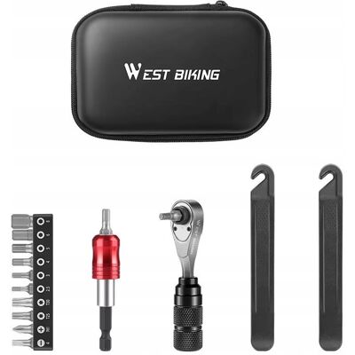 West Biking Zestaw kluczy narzędzi rowerowych do roweru MultiKlucz Multitool imbusy West Biking Zestaw kluczy narzędzi rowerowych do roweru MultiKlucz Multitool imbusy