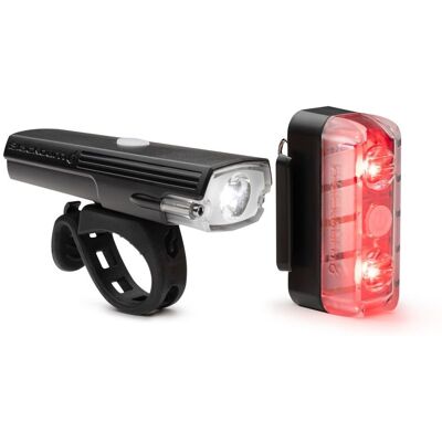 Zestaw Lampek Rowerowych Blackburn Dayblazer Przód 400 Lumenów, Tył 65 Lume Zestaw Lampek Rowerowych Blackburn Dayblazer Przód 400 Lumenów, Tył 65 Lume
