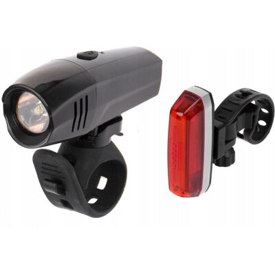 VERSO Zestaw Lampek Rowerowych Oświetlenie Przód Tył Lampka Led Usb VERSO Zestaw Lampek Rowerowych Oświetlenie Przód Tył Lampka Led Usb