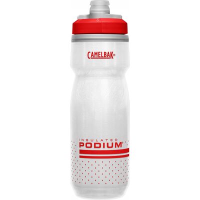 Bidon Rowerowy Camelbak Podium Chill 620 Ml Fiery Red/white 620 Ml Bidon Rowerowy Camelbak Podium Chill 620 Ml Fiery Red/white 620 Ml