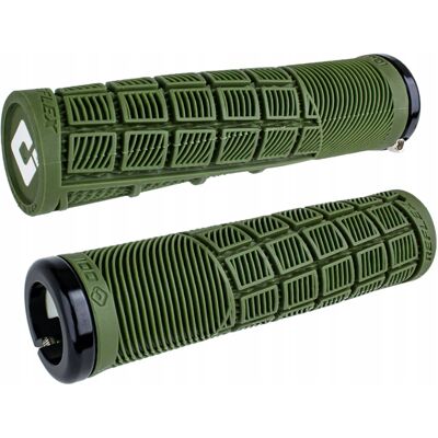 Chwyty Gripy Rowerowe Mtb Enduro Odi Reflex 2.1 Oliwkowe Przykręcane 33,5mm Chwyty Gripy Rowerowe Mtb Enduro Odi Reflex 2.1 Oliwkowe Przykręcane 33,5mm