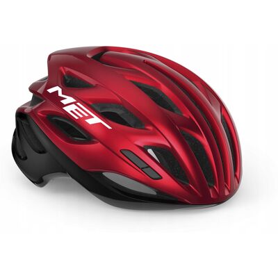 Kask Rowerowy Met Estro Mips Red/black Metallic Glossy 56-58 Cm (M) Kask Rowerowy Met Estro Mips Red/black Metallic Glossy 56-58 Cm (M)