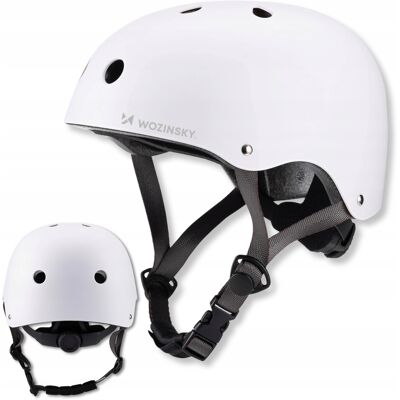 Wozinsky Kask Rowerowy Orzeszek Bmx Hulajnoga Rolki Sportowy Regulowany 48-52 Cm Wozinsky Kask Rowerowy Orzeszek Bmx Hulajnoga Rolki Sportowy Regulowany 48-52 Cm
