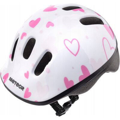 Kask Rowerowy Regulowany Dziecięcy Dla Dzieci Meteor Mv6-2 S 48-52 Hearts Kask Rowerowy Regulowany Dziecięcy Dla Dzieci Meteor Mv6-2 S 48-52 Hearts