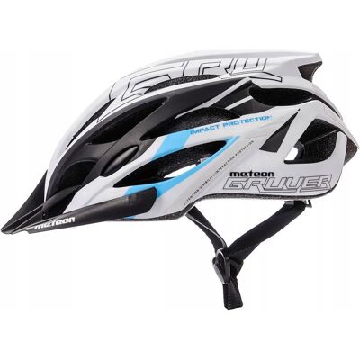 Kask Rowerowy Regulowany Meteor Gruver S 52-56cm Siatka Otwory Wentylacyjne Kask Rowerowy Regulowany Meteor Gruver S 52-56cm Siatka Otwory Wentylacyjne