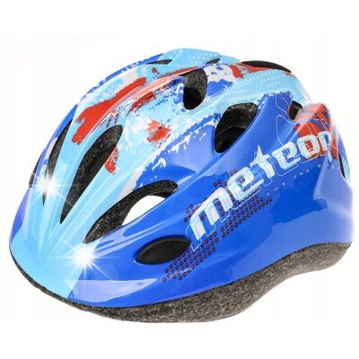 Meteor Kask Rowerowy Regulowany Na Rower Dziecięcy Ochronny Wentylowany 52-56 Cm Meteor Kask Rowerowy Regulowany Na Rower Dziecięcy Ochronny Wentylowany 52-56 Cm