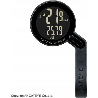Licznik Rowerowy Cateye Quick Cc-Rs100w Czarny Licznik Rowerowy Cateye Quick Cc-Rs100w Czarny
