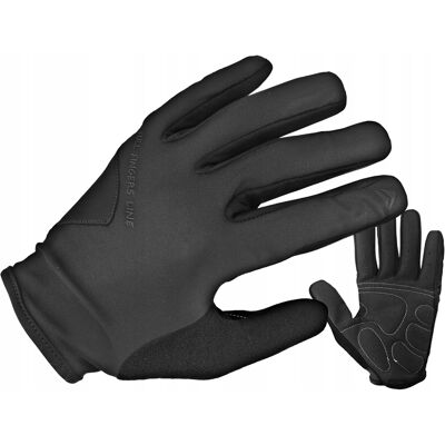 Rękawiczki Rowerowe Merida Full Finger Line Żelowe Czarne / Xs Rękawiczki Rowerowe Merida Full Finger Line Żelowe Czarne / Xs