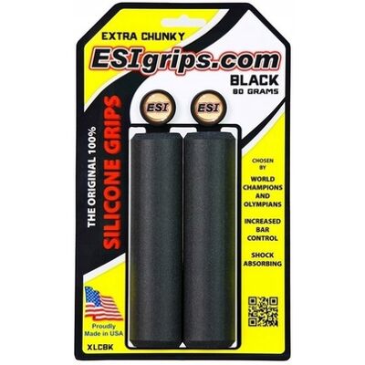 Rowerowe Gripy Chwyty Najgrubsze Esi Grips Extra Chunky 80g Czarne Black Rowerowe Gripy Chwyty Najgrubsze Esi Grips Extra Chunky 80g Czarne Black