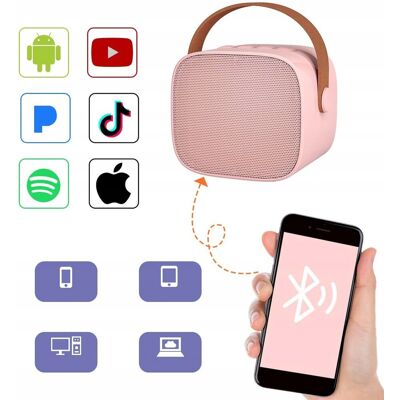 Inny producent Bezprzewodowy Zestaw Do Karaoke Dla Dzieci Bluetooth Głośnik + 2 mikrofony Inny producent Bezprzewodowy Zestaw Do Karaoke Dla Dzieci Bluetooth Głośnik + 2 mikrofony