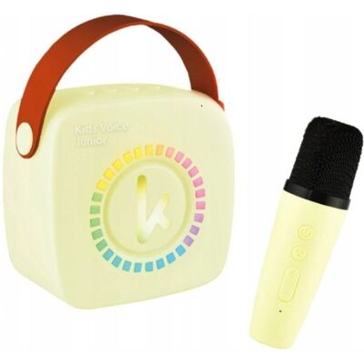 Inny producent Głośnik Bluetooth Mikrofon Karaoke 2w1 Dla Dzieci Kiddoboo Kidsvoice Junior / Kbt3yel / Żółty Inny producent Głośnik Bluetooth Mikrofon Karaoke 2w1 Dla Dzieci Kiddoboo Kidsvoice Junior / Kbt3yel / Żółty