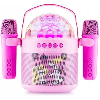 Głośnik karaoke disco dla dzieci GoGEN BOBDISCO różowy Głośnik karaoke disco dla dzieci GoGEN BOBDISCO różowy